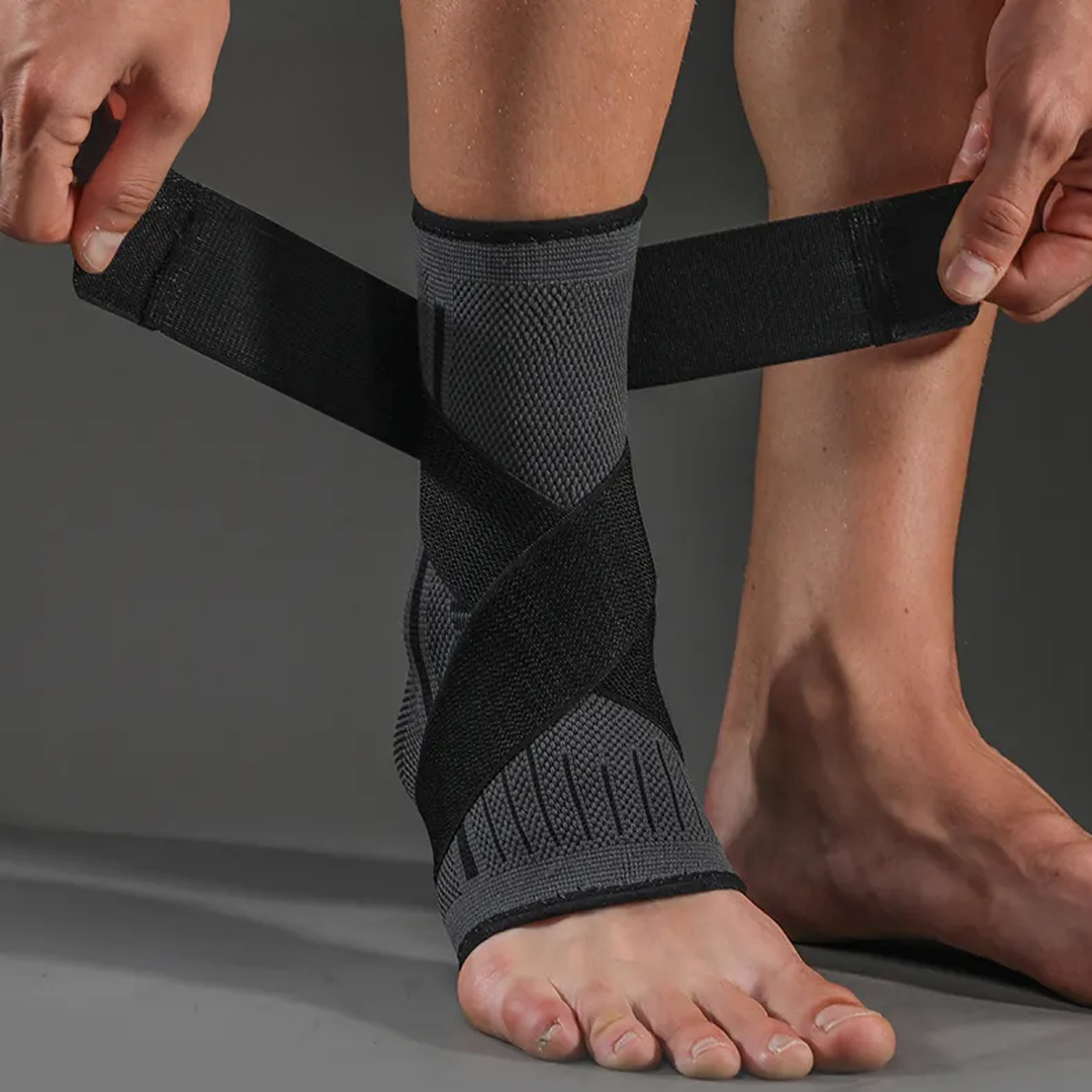 Ankelstøtte – 1 stykke – med elastisk stropp for ekstra stabilitet