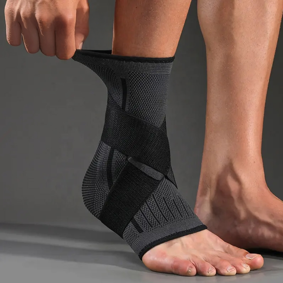 Ankelstøtte – 1 stykke – med elastisk stropp for ekstra stabilitet