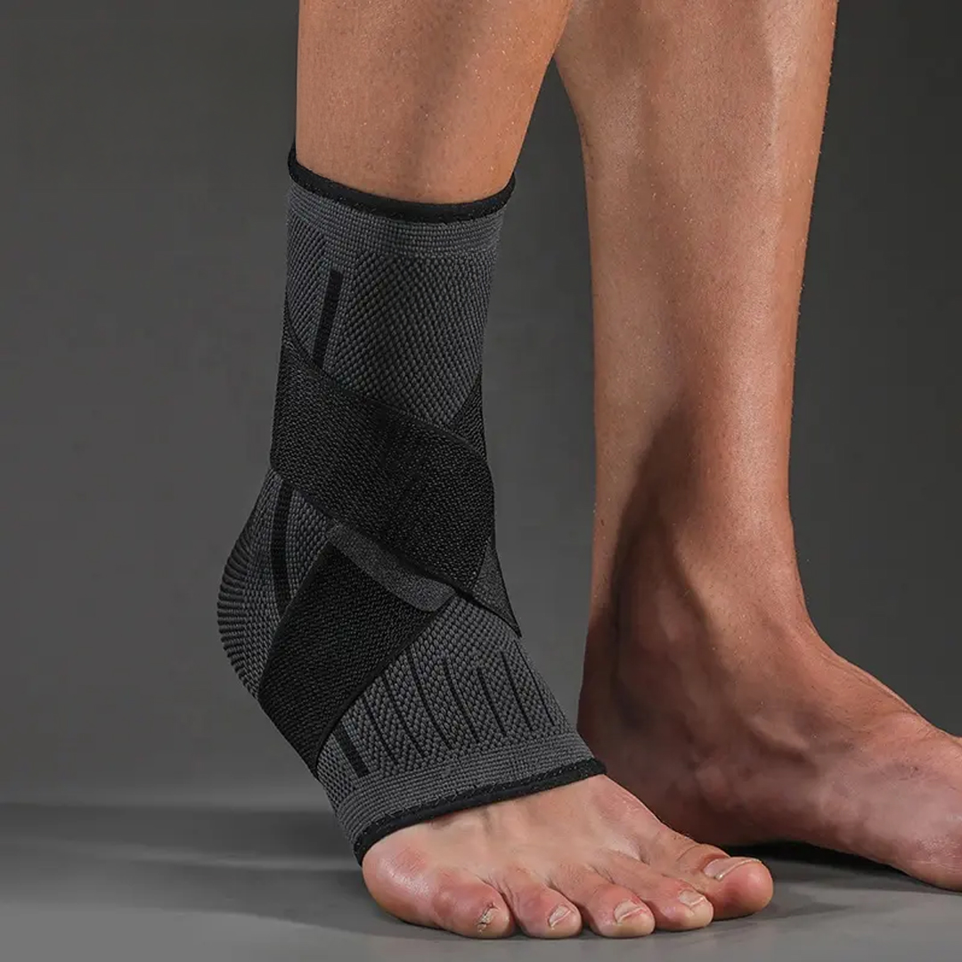 Ankelstøtte – 1 stykke – med elastisk stropp for ekstra stabilitet