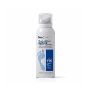 Feetcalm sprukket hæl-mousse 25 % urea - 125 ml - for sprukne hæler
