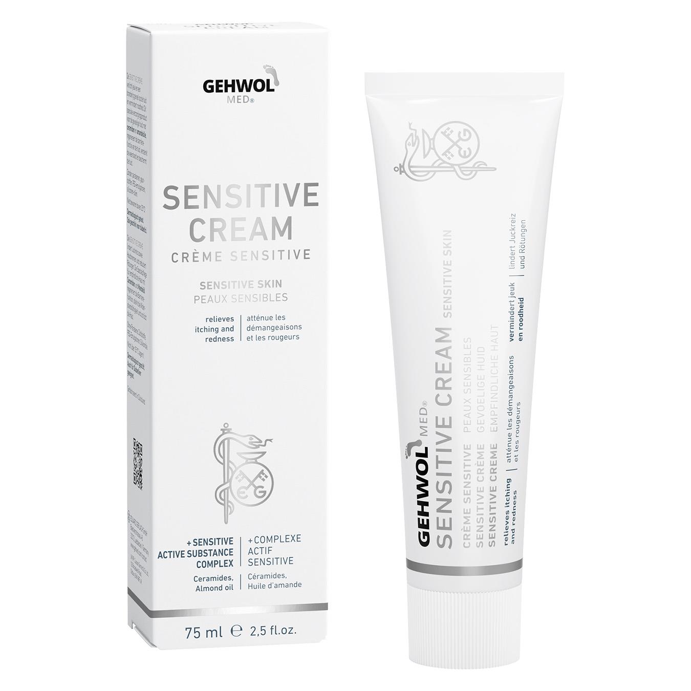 Gehwol Sensitive Foot Cream - 75 ml - Tørr og sensitiv hud