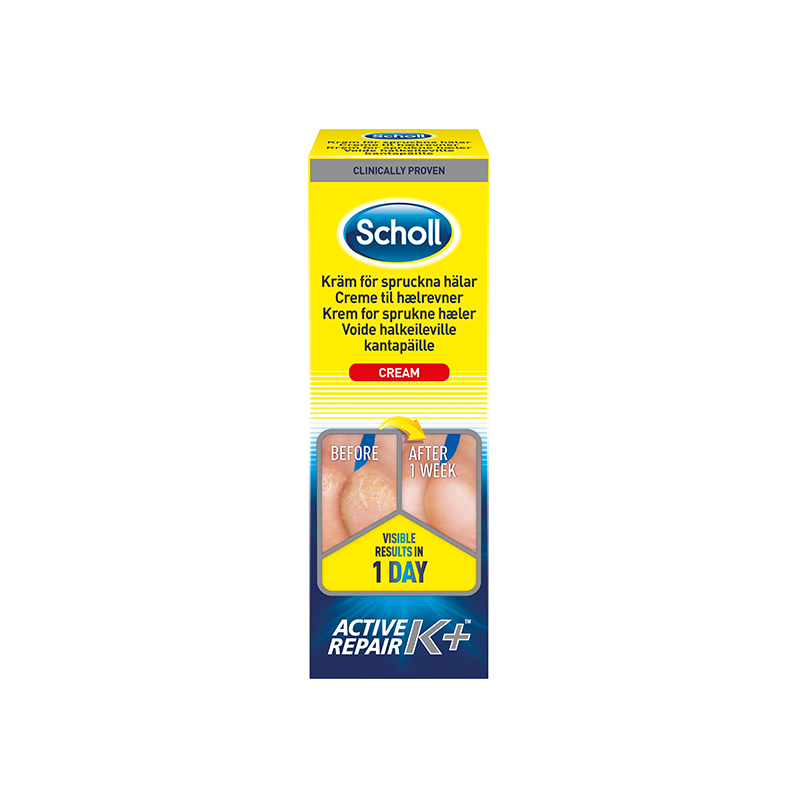 Scholl Active Repair K+ 60 ml - For sprukne hæler