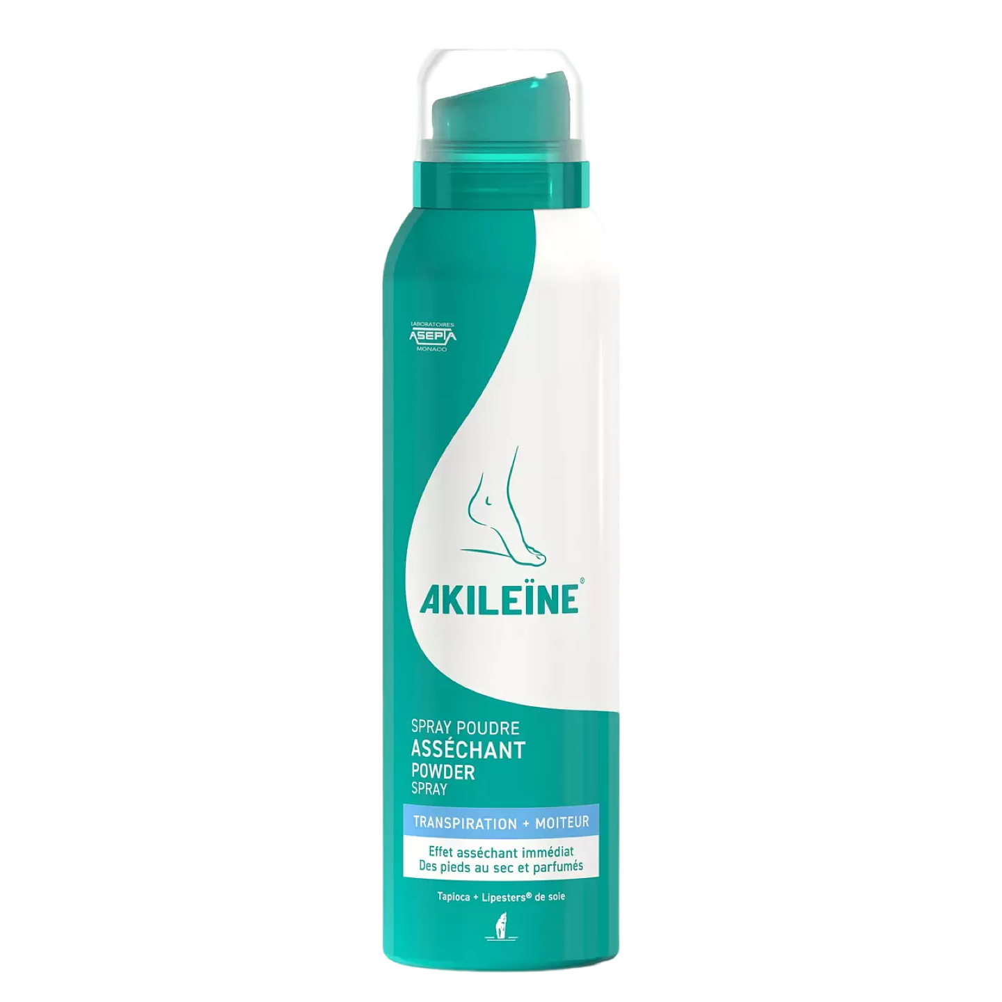 Akileine pulverspray - 150 ml - For svette føtter