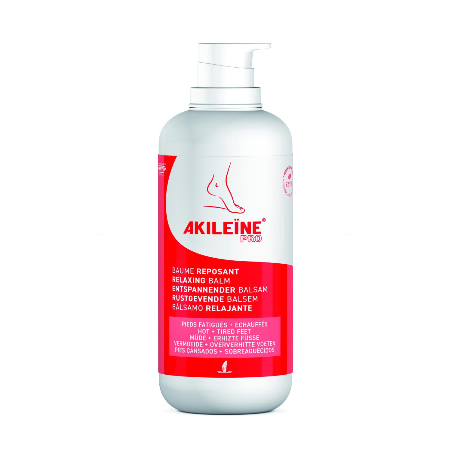 Akileine Red - 500 ml - For trøtte og ømme føtter