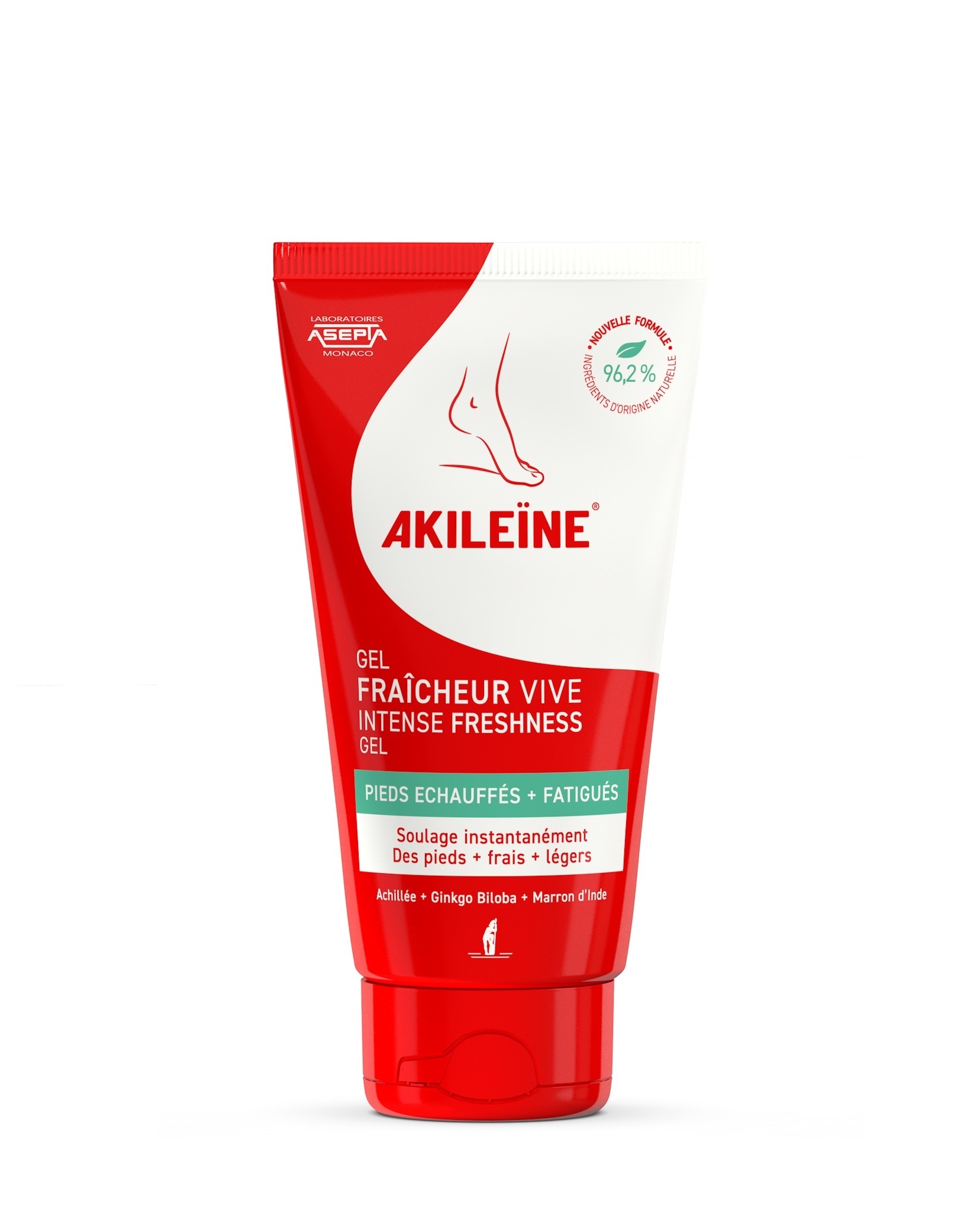 Akileine Freshness Gel - 75 ml - For trøtte og varme føtter