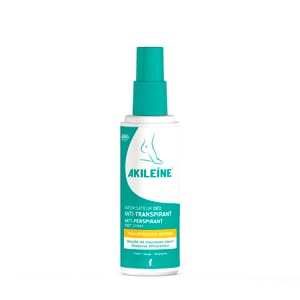 Akileine Green Deo Foot Spray - 100 ml - For svette føtter