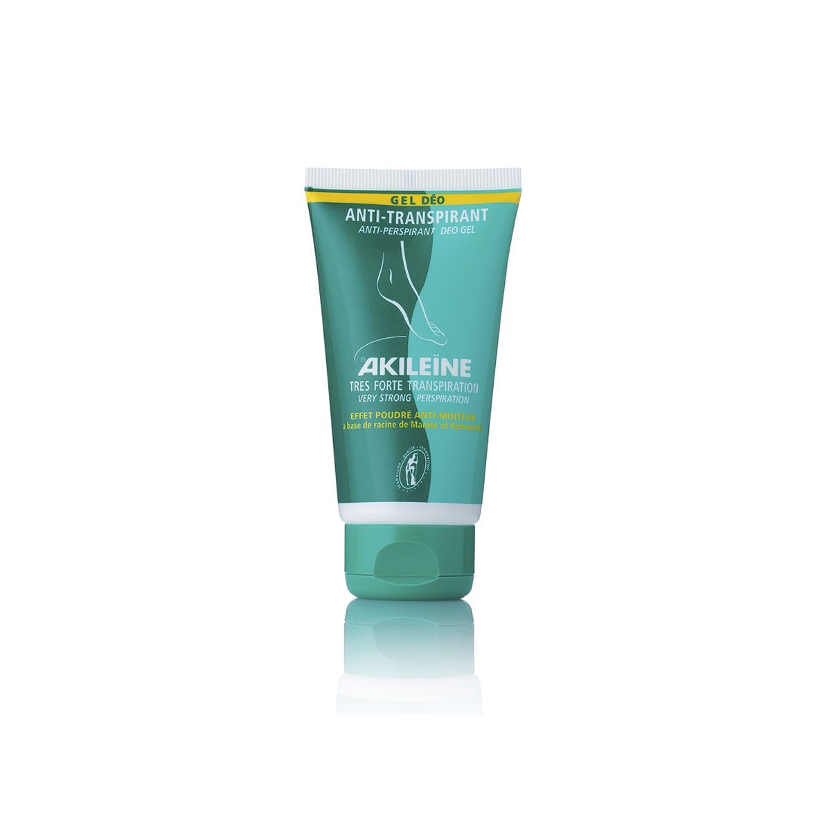 Akileine Gel Deo - 75 ml - For svette føtter