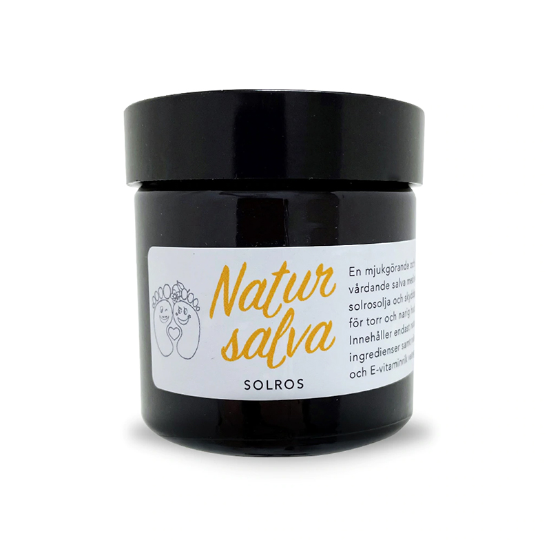 Naturlig salve - 60 ml - Lindrer tørr, irritert og sensitiv hud - Solros