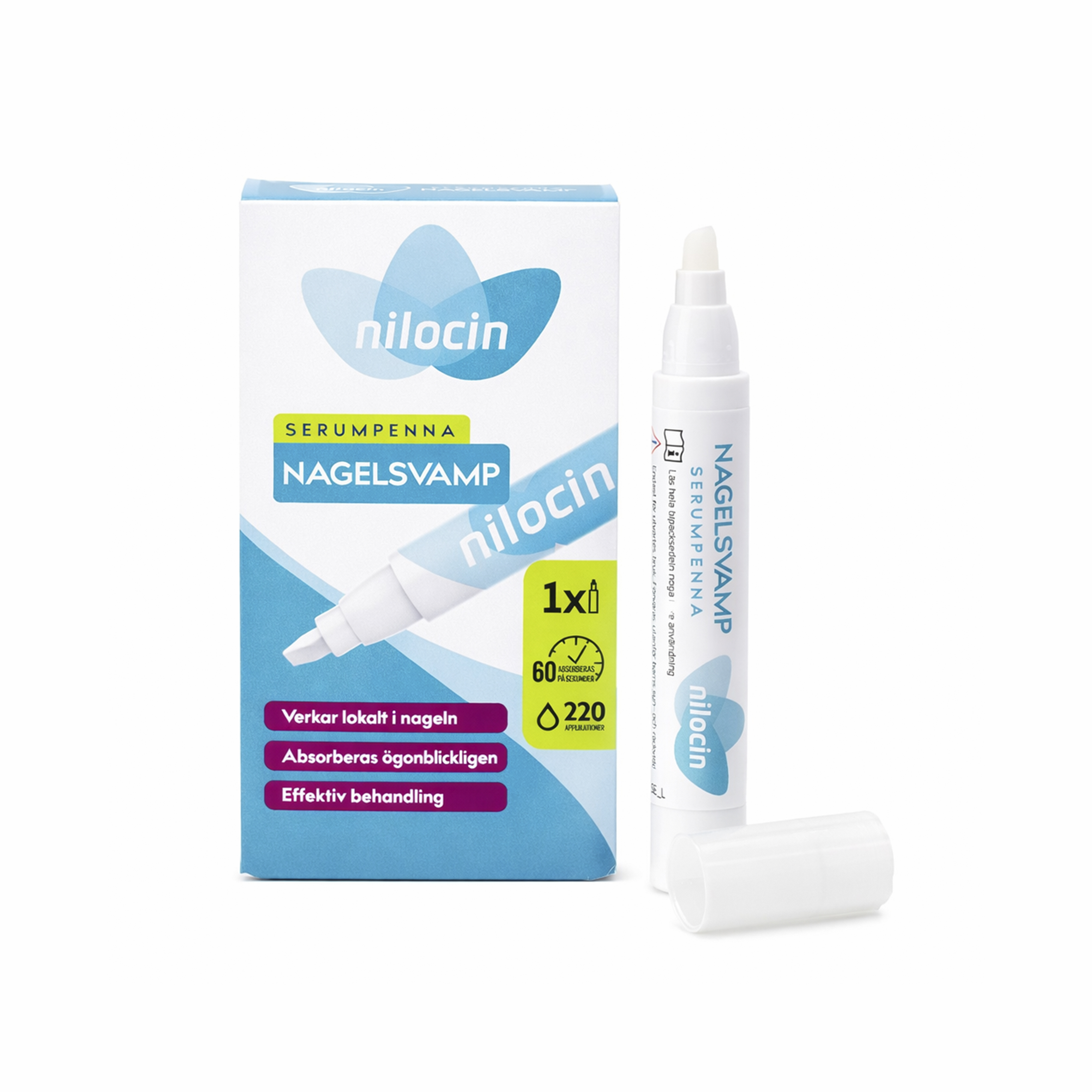 Nilocin Serum Pen - 3 ml - Motvirker neglesopp