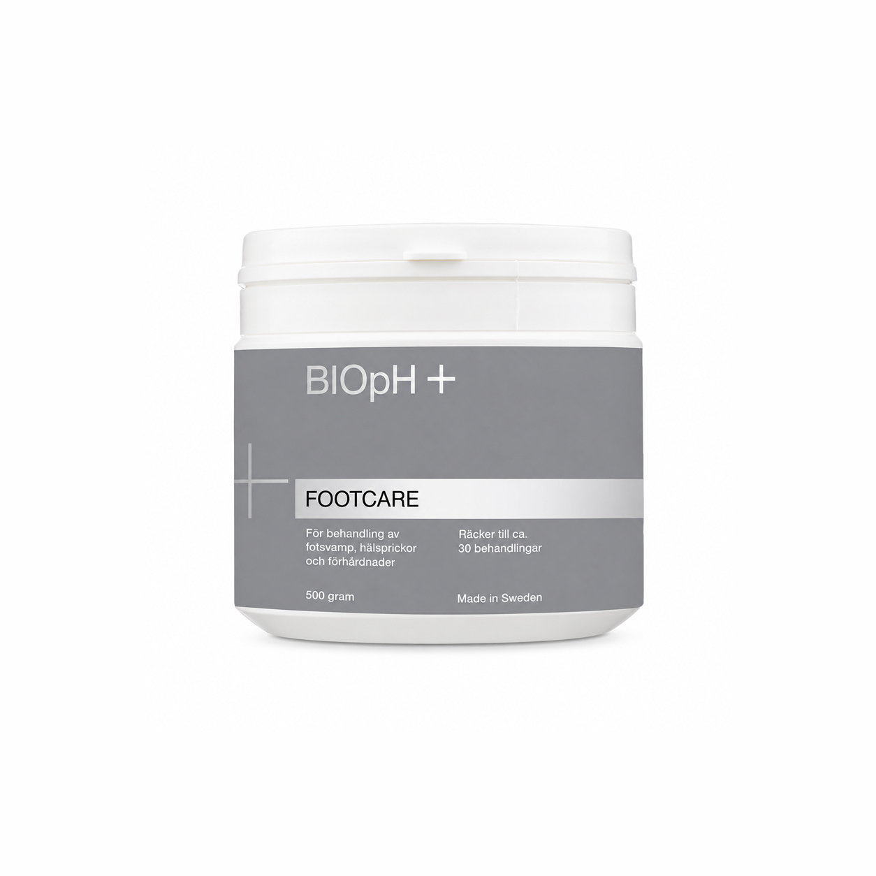 BIOpH+ Fotpleie - 500 g - Medisinsk fotbad for fotsopp og hard hud
