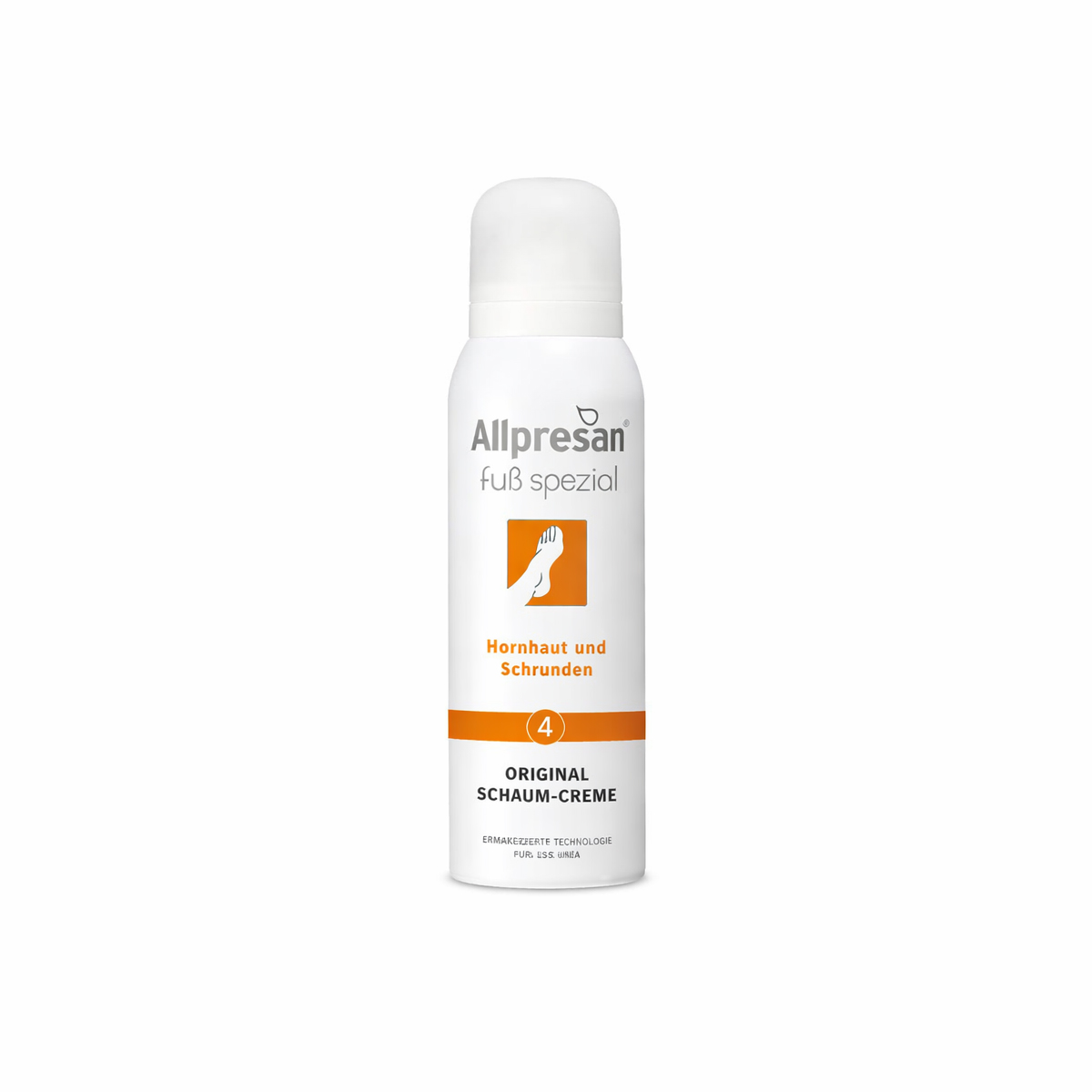 Allpresan (4) Pedicare Cream Foam - 125 ml - Helbreder hudsprekker