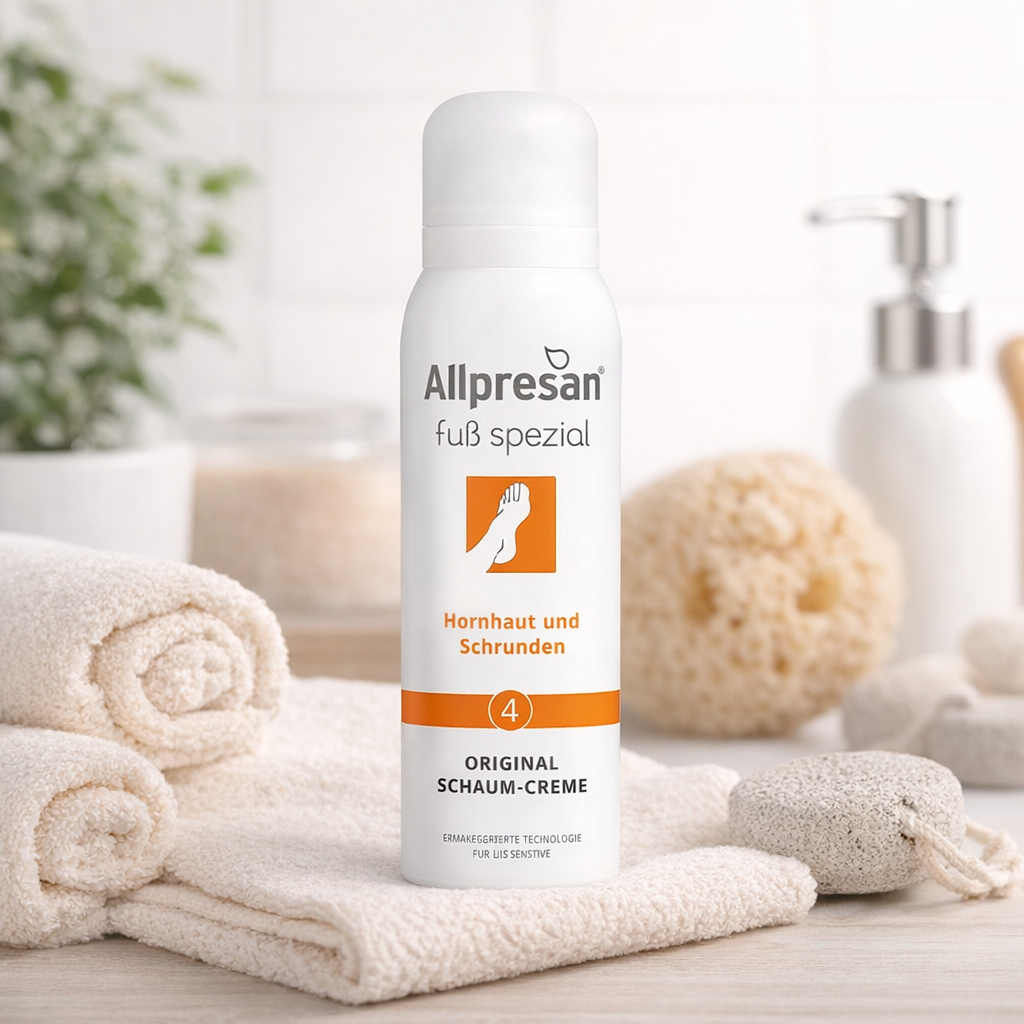 Allpresan (4) Pedicare Cream Foam - 125 ml - Helbreder hudsprekker