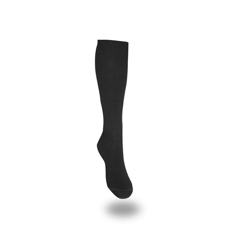 Medisox Comfort - Svart, 42/43, Extra bred - Kompresjonsklasse 1 støttestrømpe