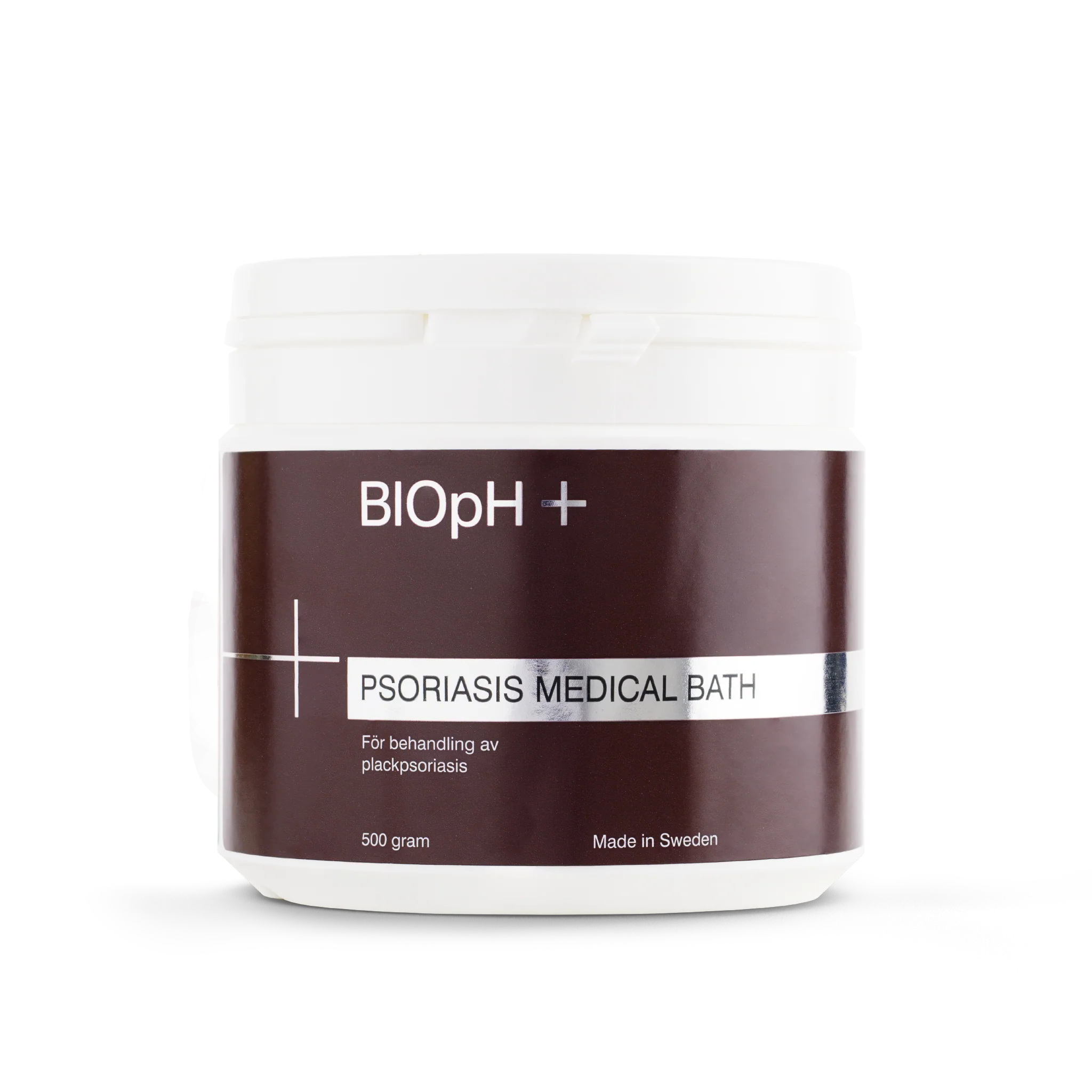 BIOpH+ psoriasis medisinsk bad - 500 g - Behandling for plakkpsoriasis
