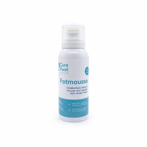 CuraFoot Foot Mousse - 100 ml - Fukter tørr hud og styrker hudens motstandskraft