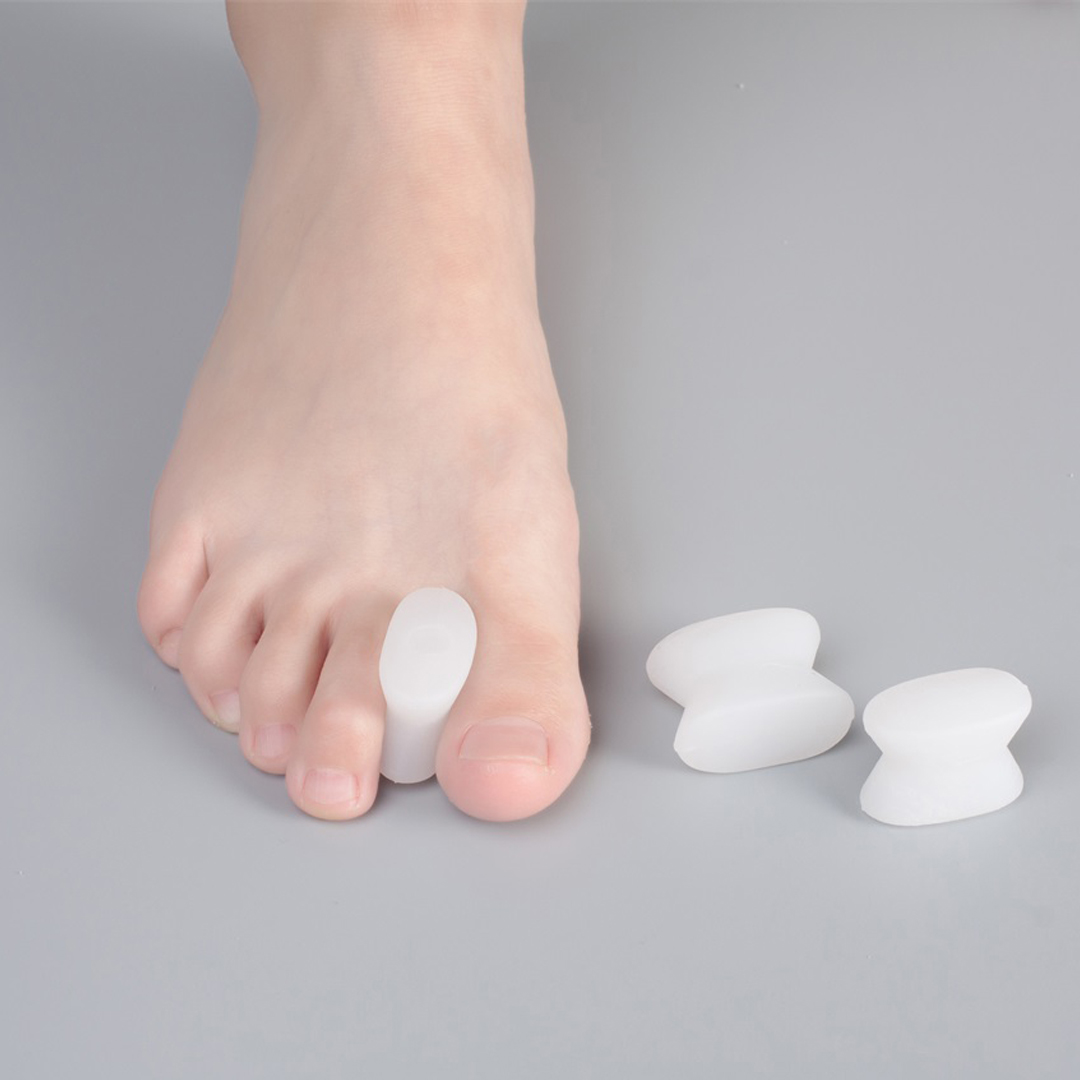 Tåspreder Halllux Valgus - 2 stk, medium - Separerer tærne for å redusere smerte - Tåspridare hallux valgus - 2 st, Medium - Separerar tårna för att minska smärta