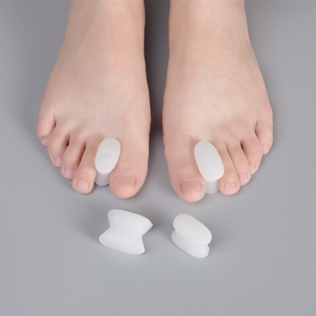 Tåspreder Halllux Valgus - 2 stk, medium - Separerer tærne for å redusere smerte - Tåspridare hallux valgus - 2 st, Medium - Separerar tårna för att minska smärta